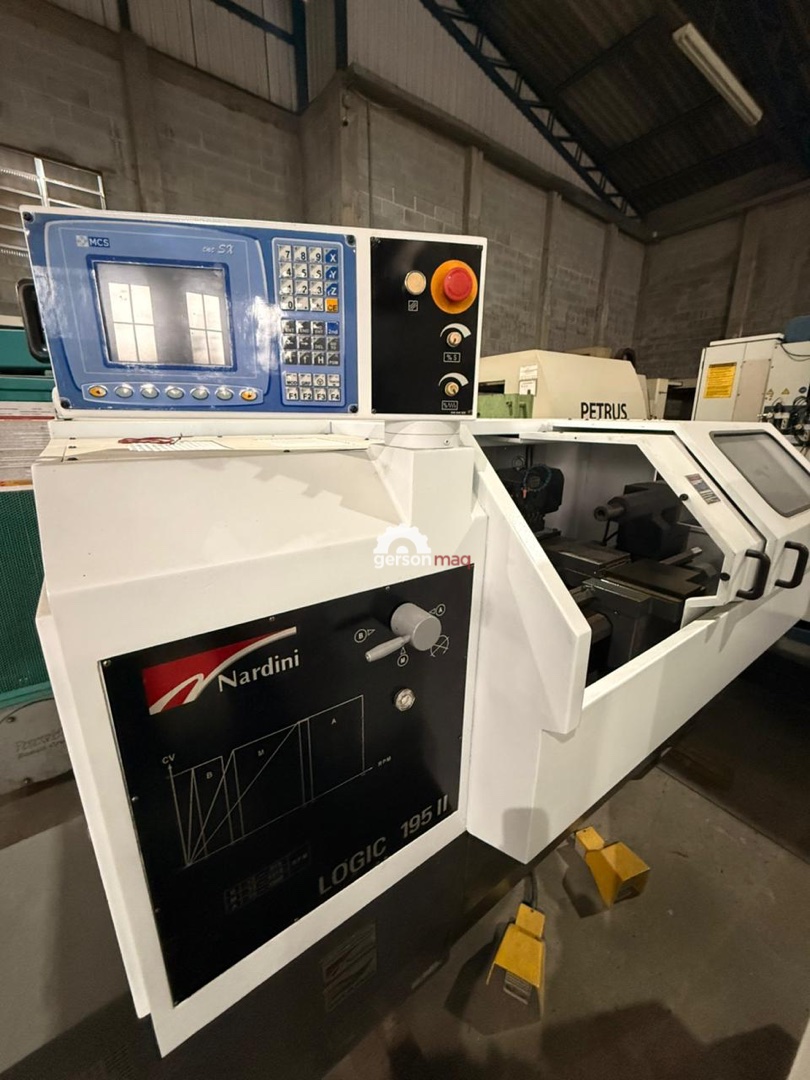 TORNO CNC NARDINI LOGIC 195 II - ANO 2005 - REFORMADO